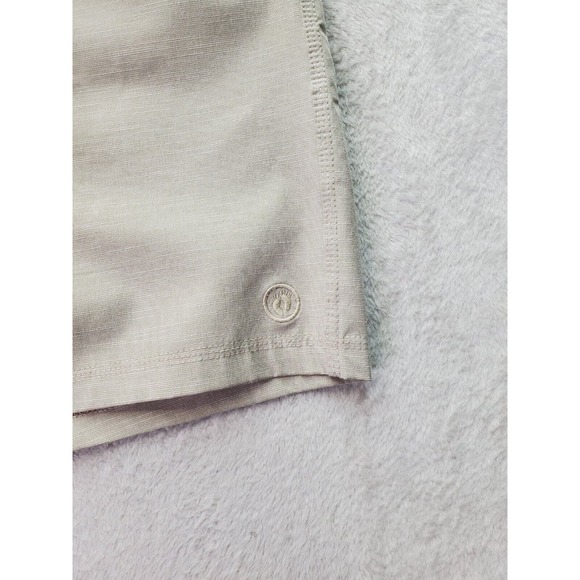 Hang Ten Board Shorts‎ Mens Size 40 Tan Polyester Slash Pockets Logo Medium Wash - Picture 7 of 10
